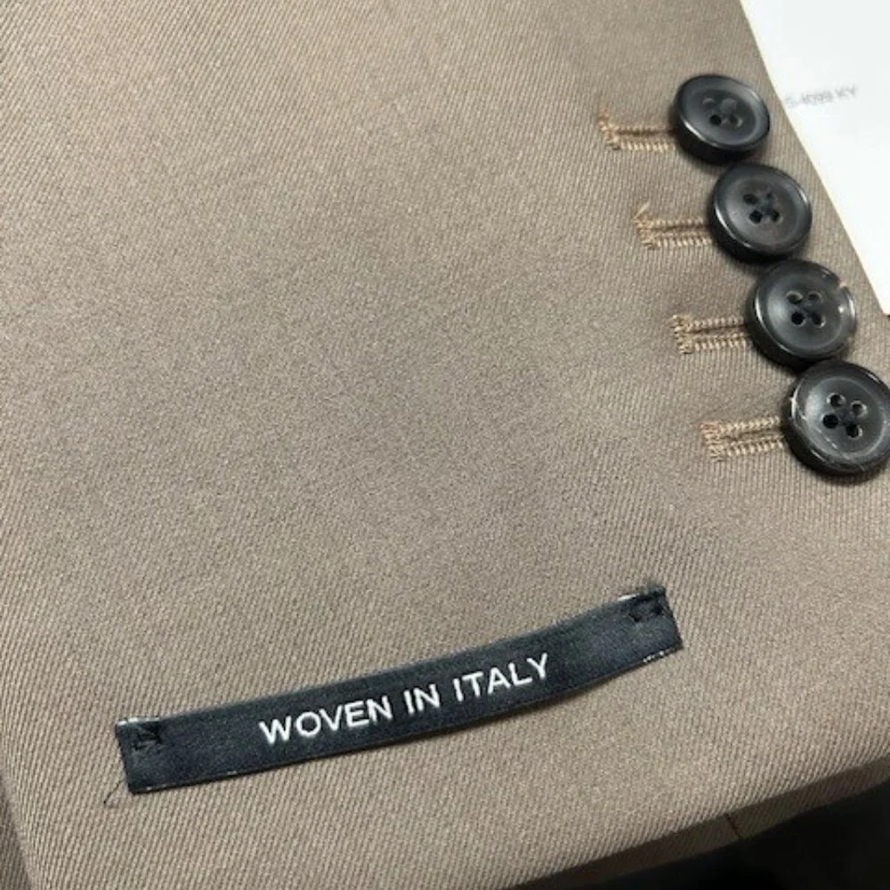 Reiss Latte -DB Peak Plain Weave Coffee - Picture 6 of 10